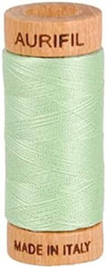 Aurifil Cotton Mako 80wt Thread, Pale Green