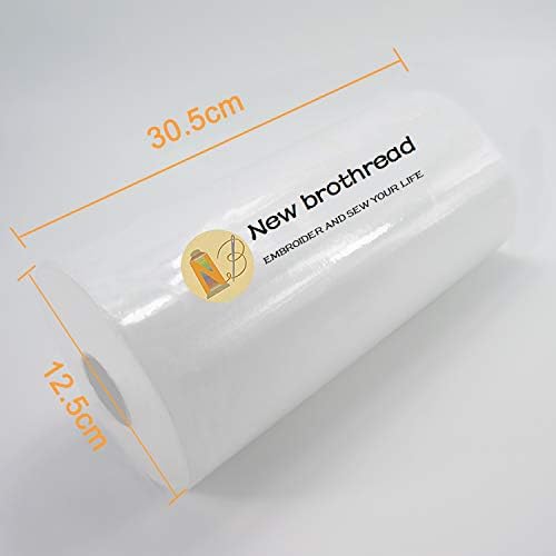 New brothread Tear Away Embroidery Stabilizer 12" x 50 Yd Roll