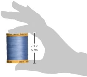 Gutermann Natural Cotton Thread, 800m/875 yd, Carolina Blue
