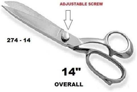 14" Tailor Upholstery Scissors,Dressmaker Sewing Fabric Shears HEAVY