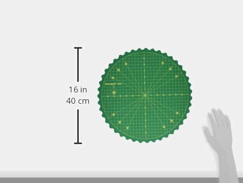Omnigrid 360 Rotating Self-Healing Cutting Mat, 14 Inch
