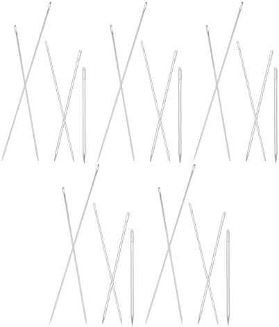 Heavy Duty Hand Sewing Needles Set, Large Eye Tools Extra Long 25pcs