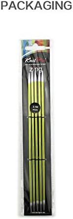 Double pointed knitting needles, bamboo knittingneedles, 8" Double