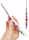 Katech 3.0mm Crochet Hook for Arthritic Hands, Long Aluminum Inline