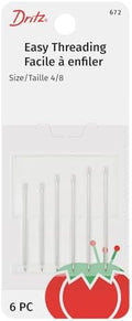 Dritz 672 Easy Threading Hand Needles, Nickel (6-Count)