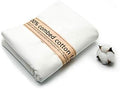 5 Yard White Cotton Fabric,Natural Cotton Poplin Fabric by The Yard