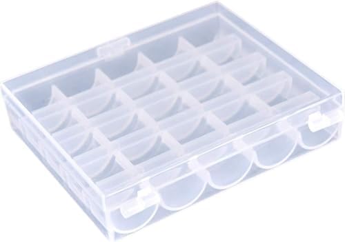 Bobbins Storage Case, 25 Slots, 2 Pack