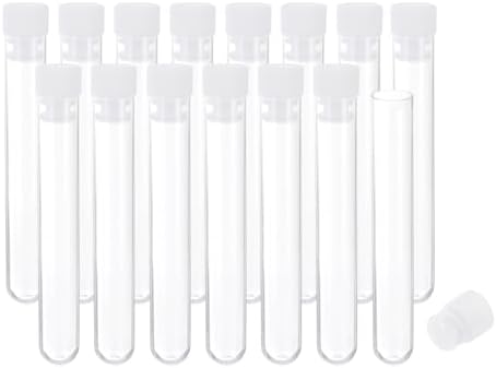 PATIKIL 0.5x3" Plastic Sewing Needle Storage Holder, 15 Pack Portable