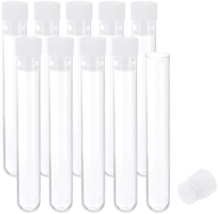 PATIKIL 0.5x3" Plastic Sewing Needle Storage Holder Clear 10 Pack