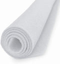 White - Wool Felt Oversized Sheet - 20% Wool Blend - 1 12x18 inch