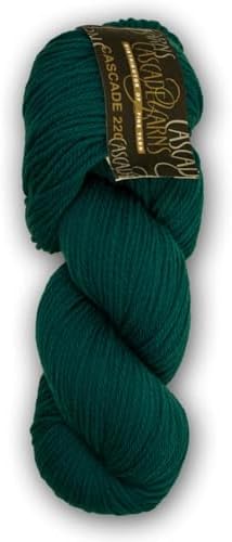 Cascade 220 Wool Yarn #8505 White