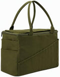 STHF Canvas Yarn Storage Bag, Crochet Bag Organizer with Multiple