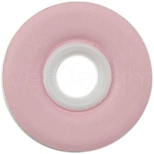 CleverDelights White Size L Prewound Bobbins - 144 Pack - Cardboard