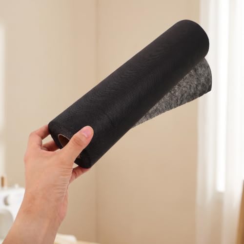 Black Fusible Nonwoven Interfacing for Sewing, 30 Yard Medium Weight