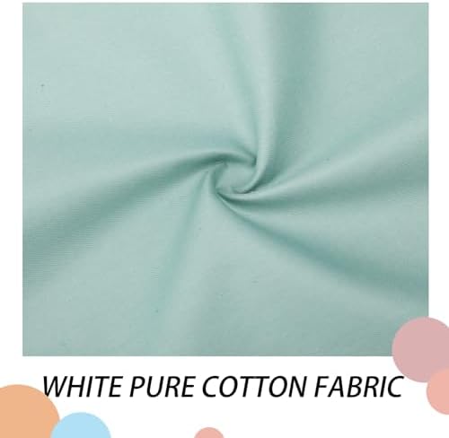 Buryeah 100 Pcs 10 x 10'' Sage Green Cotton Quilting Fabric