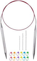Circular Knitting Needles 32inches/80cm,Size US 11(8mm) Stainless