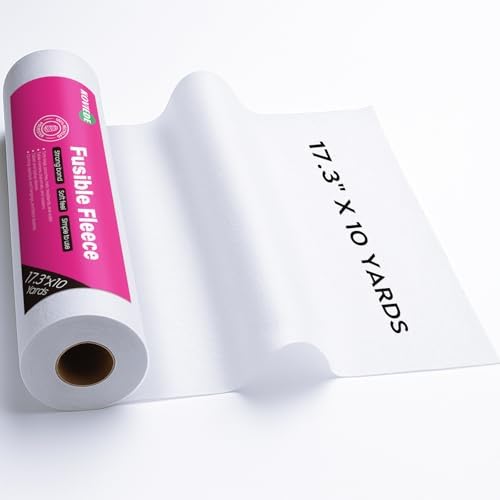 Fusible Fleece Interfacing, 17.3" x 10 Yards Medium Weight