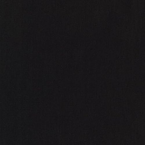 Quality Sewing Fabric 100% Cotton – Flannel Fabric Solid Black 100%