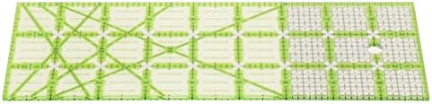 Acrylic Quilting Rulers, Pack of 3 Double-Sided Grid Templates with