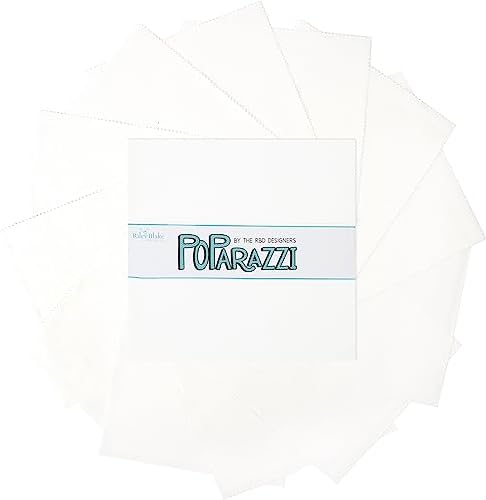 POParazzi White On White 10" Stacker 42 10-inch Squares Layer Cake