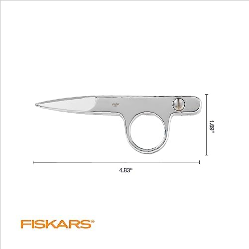 Gingher 4.5" Spring-Action Knife-Edge Thread Snips, Fabric Scissors