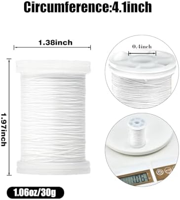 Heavy Duty Upholstery Thread,3 Spools Durable Bonded Nylon Thread
