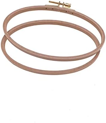 BWRMHME 4 X 6 Inch Wood Oval Embroidery Hoops Set of 5, Cross Stitch