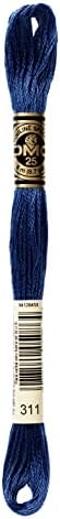 DMC 117-311 Mouline Stranded Cotton Six Strand Embroidery Floss