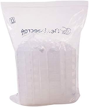 PH PandaHall 8 Pack 7 Grids Jewelry Dividers Box Organizer Clear