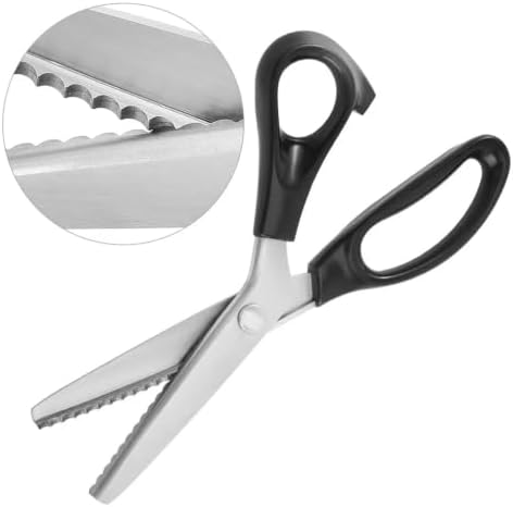 Lace Scissors for Sewing, Sawtooth Tailor Shears, Handmade Zig Zag