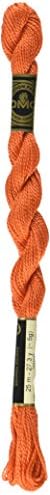 DMC 115 5-946 Pearl Cotton Thread, Medium Burnt Orange, Size 5