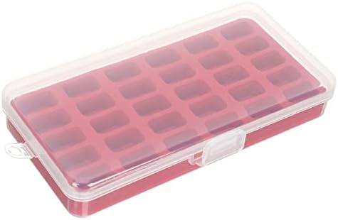 Lurrose 3pcs Sewing Box Organizer Clear Window Compartment Bobbin