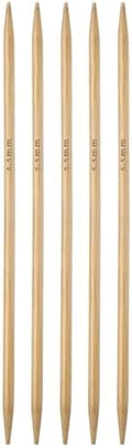 HARFINGTON 5Pcs Bamboo Knitting Needles Double Pointed Size US