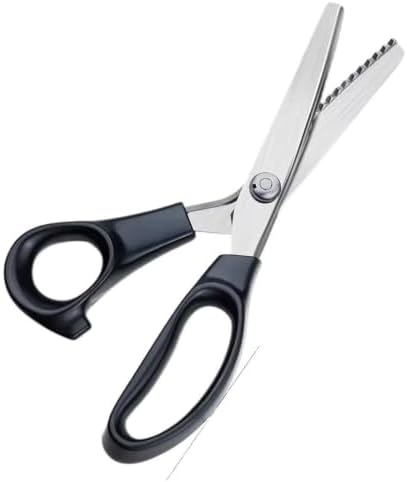 Lace Scissors for Sewing, Sawtooth Tailor Shears, Handmade Zig Zag