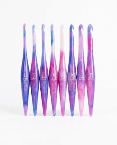 Furls Crochet Hook, Limited Edition Cotton Candy Swirl Streamline