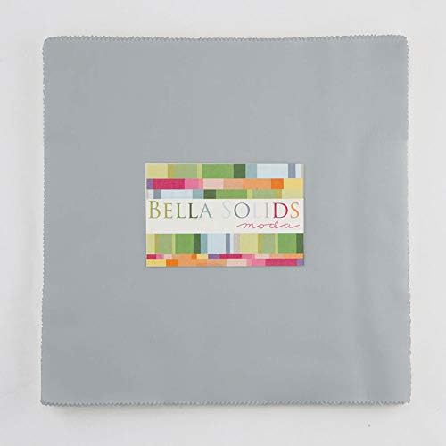 Bella Solids Steel Jr Layer Cake (9900JLC 184) by Moda House Designer