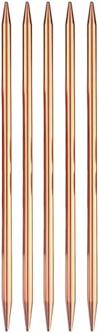 Weabetfu Aluminum Double Pointed Knitting Needles Colored Metal
