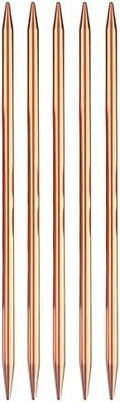 Weabetfu Aluminum Double Pointed Knitting Needles Colored Metal