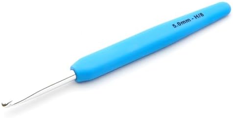 KnitPro Waves Crochet Hooks – 5mm Crochet Hook, Ergonomic Soft