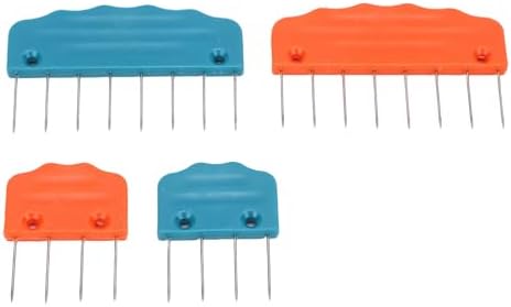 Arythia 20 Pcs Knit Blocking Pins, Stainless Steel 8 & 4 Pin Comb Set