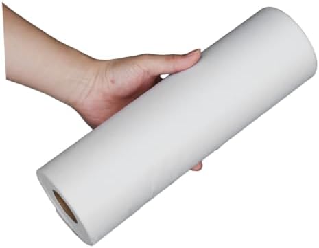 White Iron-on Fusible Interfacing Roll for Sewing and Quilting