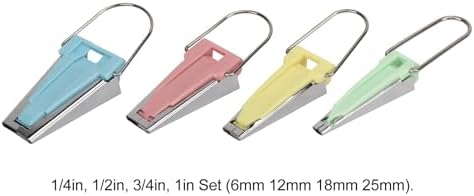Bias Tape Maker Kit, 4 Sizes 1/4 to 1 Inch for Quilting