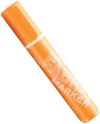 UCHIDA 622-C-7 Marvy Broad Point Fabric Marker, Orange, 1 Count