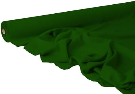 Lincoln Green Linen Fabric by the Yard – Softened Natural Flax