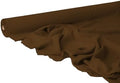 Dark Brown Linen Fabric by the Yard – Natural Flax Linen for