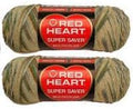 Bulk Buy: Red Heart Super Saver E300 (2-pack) (Aspen Print)