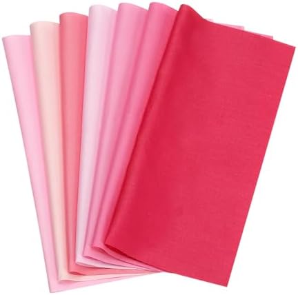 PATIKIL Cotton Fabric Bundles, 7 Pcs 10 x 10 Inch Fat Quarter Solid