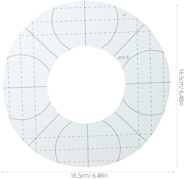 5pcs Quilting Ruler Templates Acrylic Patchwork Tool