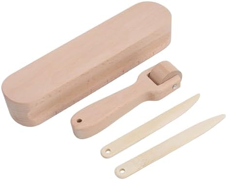 Tailors Clapper, 4Pcs Beechwood Seam Roller & Point Turner, Sewing