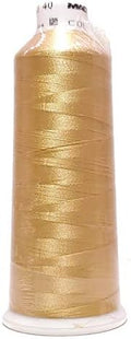 Madeira Rayon Embroidery Thread 5500yd Cone GOLD BEIGE Color: 1070